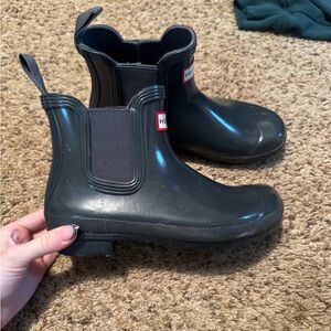 Hunter short rain boots